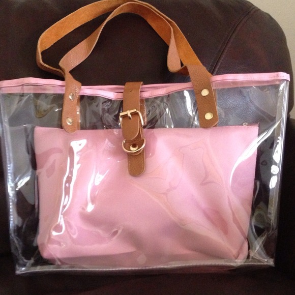 Be Seen Sales Handbags - ON ORDER**** Clear Bag with inner pouch