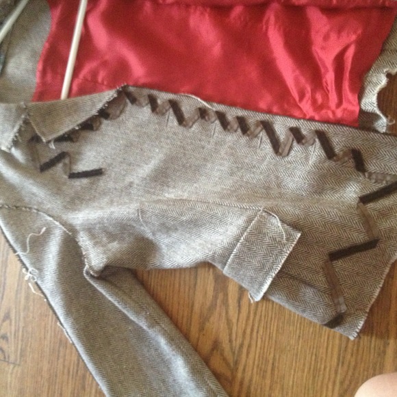 Tweed looking lined jacket/blazer - Picture 3 of 3