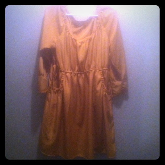 🎀TRADED🎀Mustard Yellow Dress