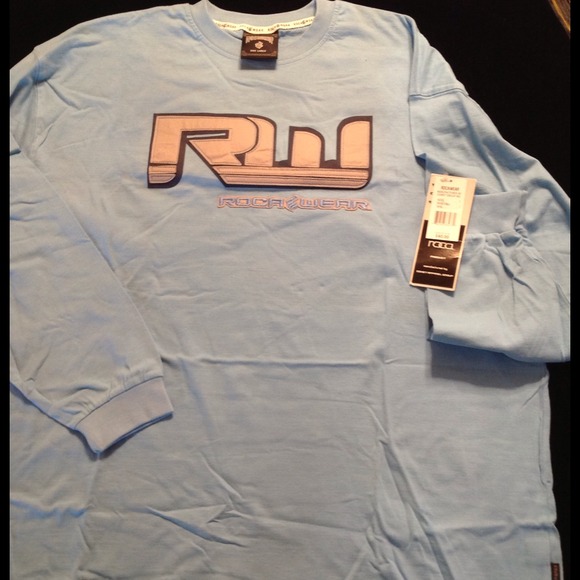 Rocawear Light Blue long sleeve t shirt - Picture 1 of 2