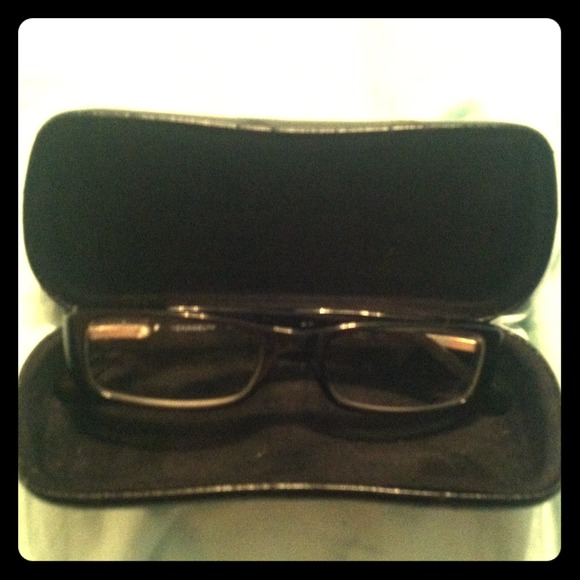 Authentic Chanel prescription glasses with case.