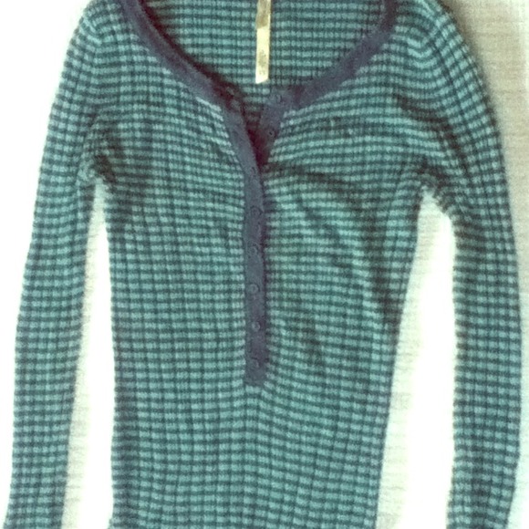 Aéropostale Navy & Teal Sweater Sz. XS