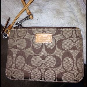Authentic Coach Wristlet