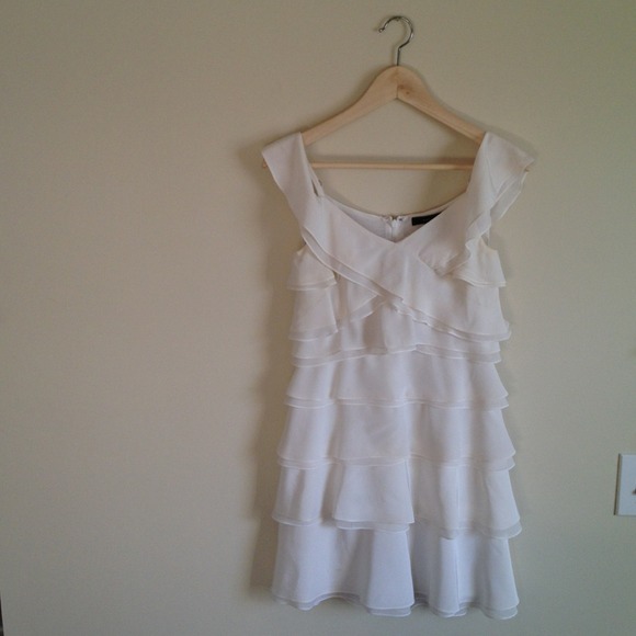 BCBG Max Azria Silk Tier Dress