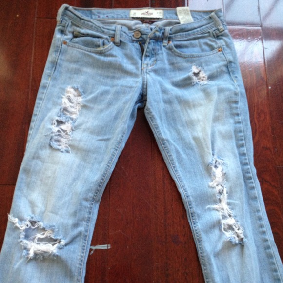 Hollister ripped jeans