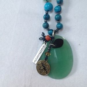 Sold!!!! Sterling silver, coral & howlite necklace