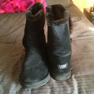 ✂Price cut! UGG black button boots!