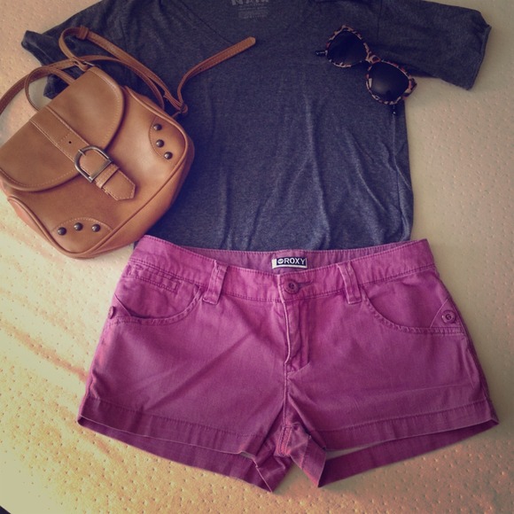 🎀Sold🎀Roxy purple ahort pant☀✨