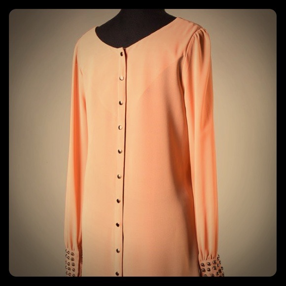 💝💝SOLD💝💝Studded Long Sleeve Top