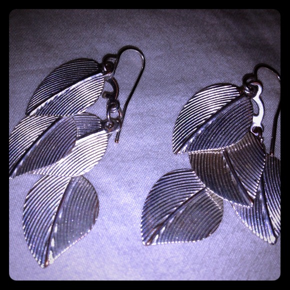Silver earrings