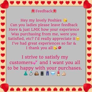 FEEDBACK💋