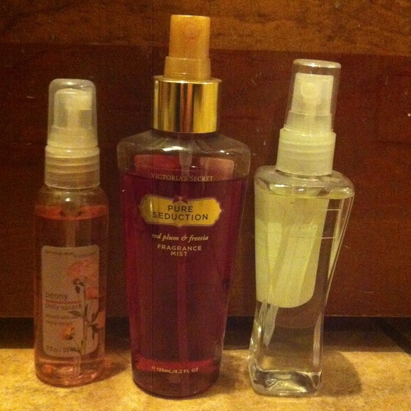 Bath and body and Victoria secret body sprays!
