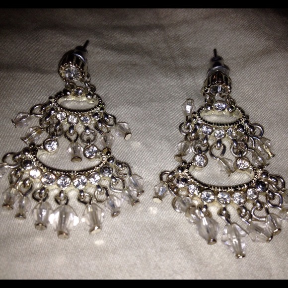 Silver earrings