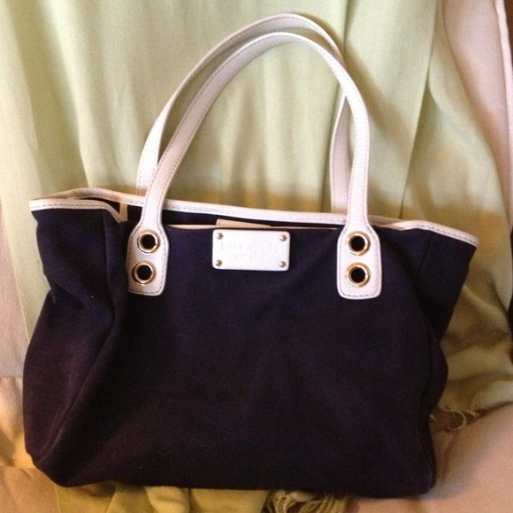 Blue Canvas Kate Spade tote!