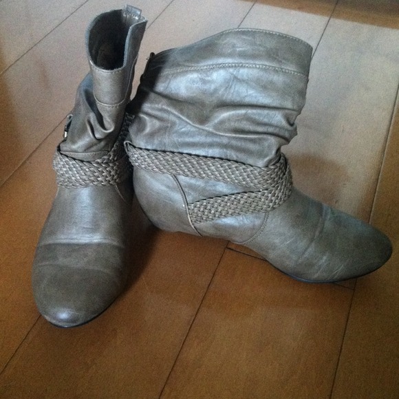 Tan Leather Ankle Boots