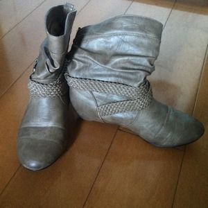 Tan Leather Ankle Boots