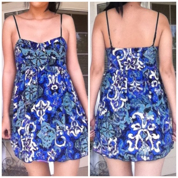Abstract print dress