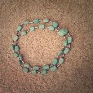 Turquoise long necklace