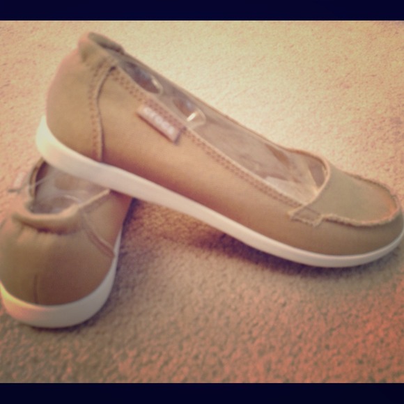 Canvas Crocs new with tags
