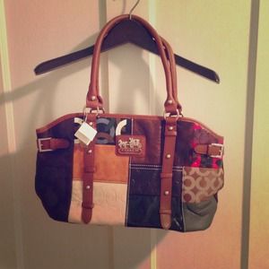 Coach Purse- with tags, patchwork