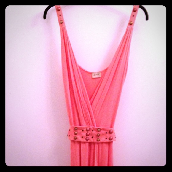 ELLA MOSS sexy deep vee studded dress!