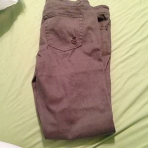 Dark green pants and brand new shirt