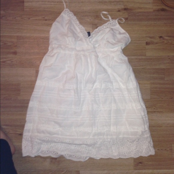 White lacy dress