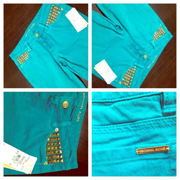 Michael Michael Kors Studded Skinny jeansTortoise