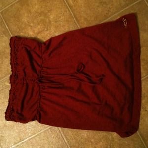 Hollister auburn tube top