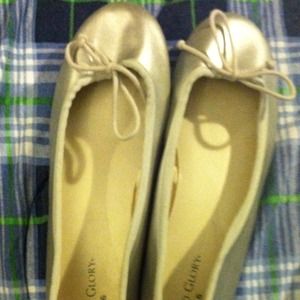 Silver matte ballerina slipper