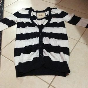 Hollister striped cardigan.