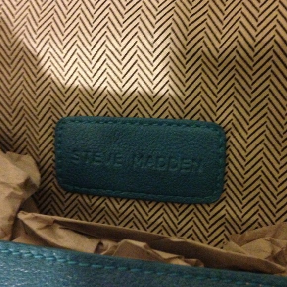 🚫SOLD🚫🆕Steve Madden blue clutch - Picture 3 of 4