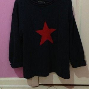 *******RESERVED****Vintage oversized star sweater.