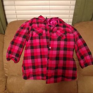 Vans button up flannel