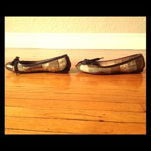 Brown Authentic COACH Jasmine flats