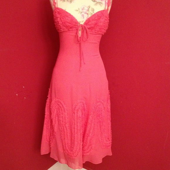 ❗PRICE REDUCTION ❗Bright pink BCBG MaxAzria dress
