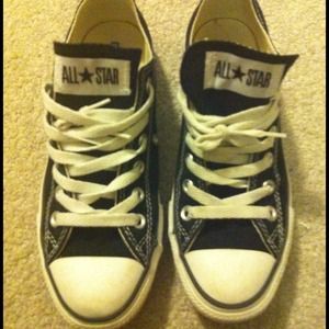 Black Chuck Taylor's