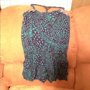 Bright colored romper