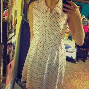 Retro Polka Dot Dress Urban Outfitters