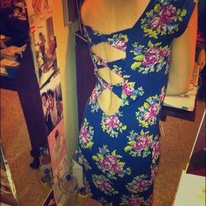 Low Back Floral Dress