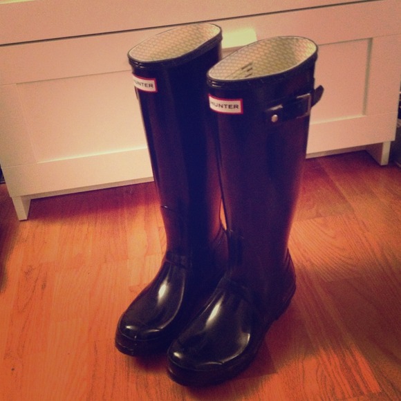 Lipstick Pink BNIB Hunter Original Gloss Kids Wellington Wellie Boots