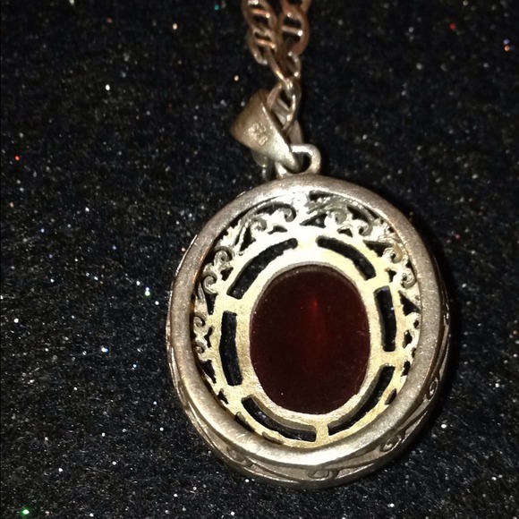 Vintage carnelian necklace - Picture 3 of 3