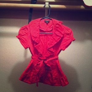 "Pirate" ruffle top