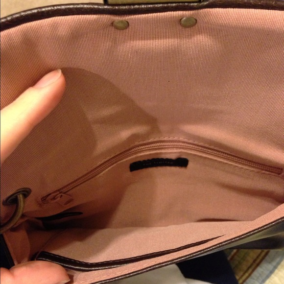 SOLD Brown Saddlebag Style Wristlet Clutch - Picture 2 of 4