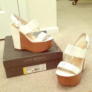 BUNDLE Via Spiga Eve Wedge Sandal & SM Flawless