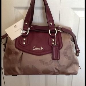 Coach signature satchel