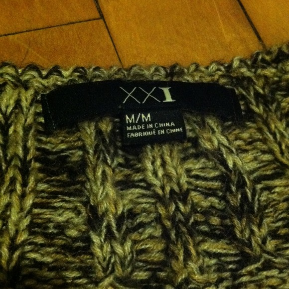 Long, brown sweater-Forever 21 - Picture 2 of 2