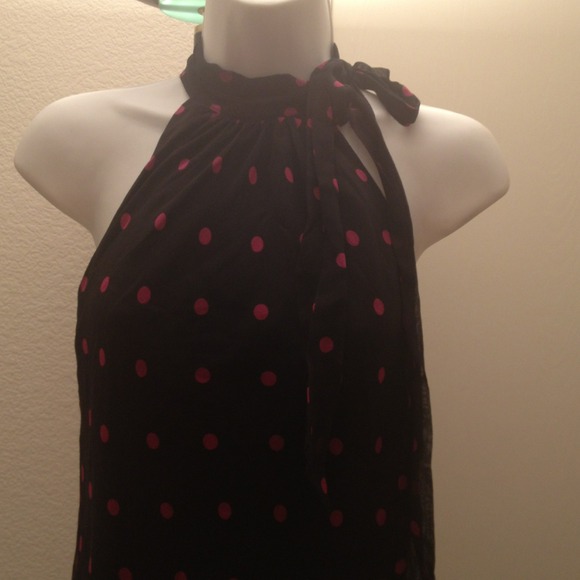 🎯SALE🎯Express polka fit halter top - Picture 2 of 3