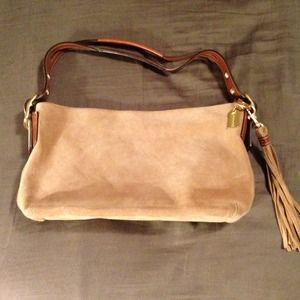 Coach suede hobo