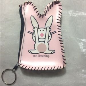Happy bunny coin purse or pouch